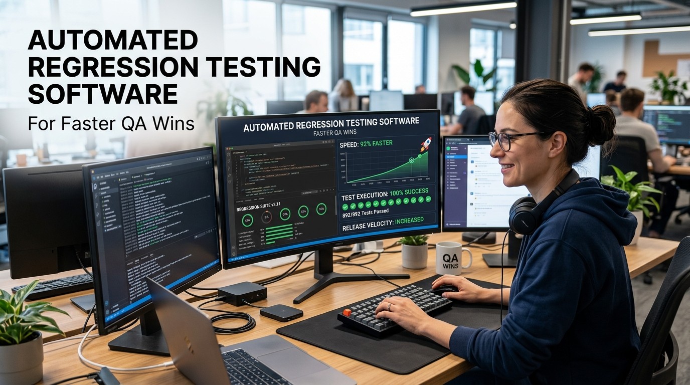 Automated Regression Testing Software for Faster QA Wins