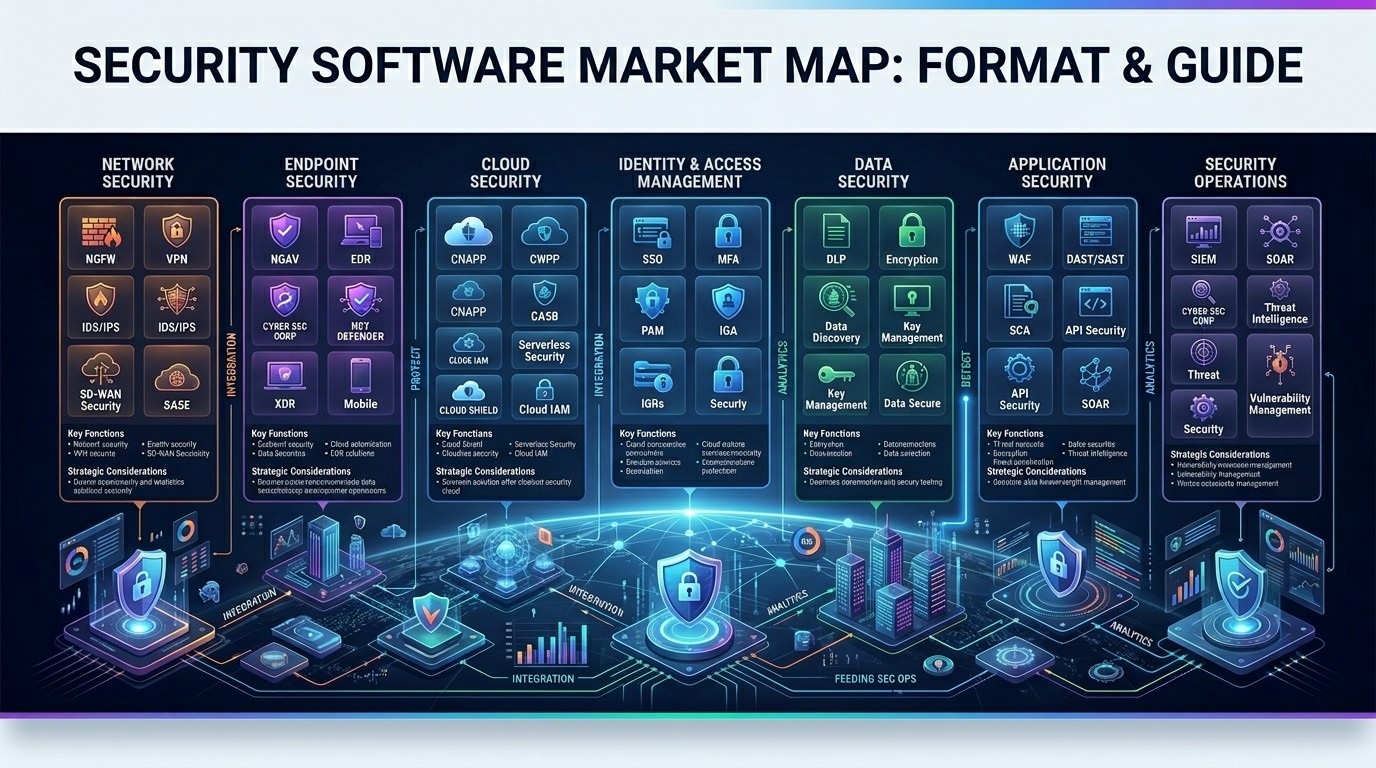 Security Software Market Map : Format and Guide