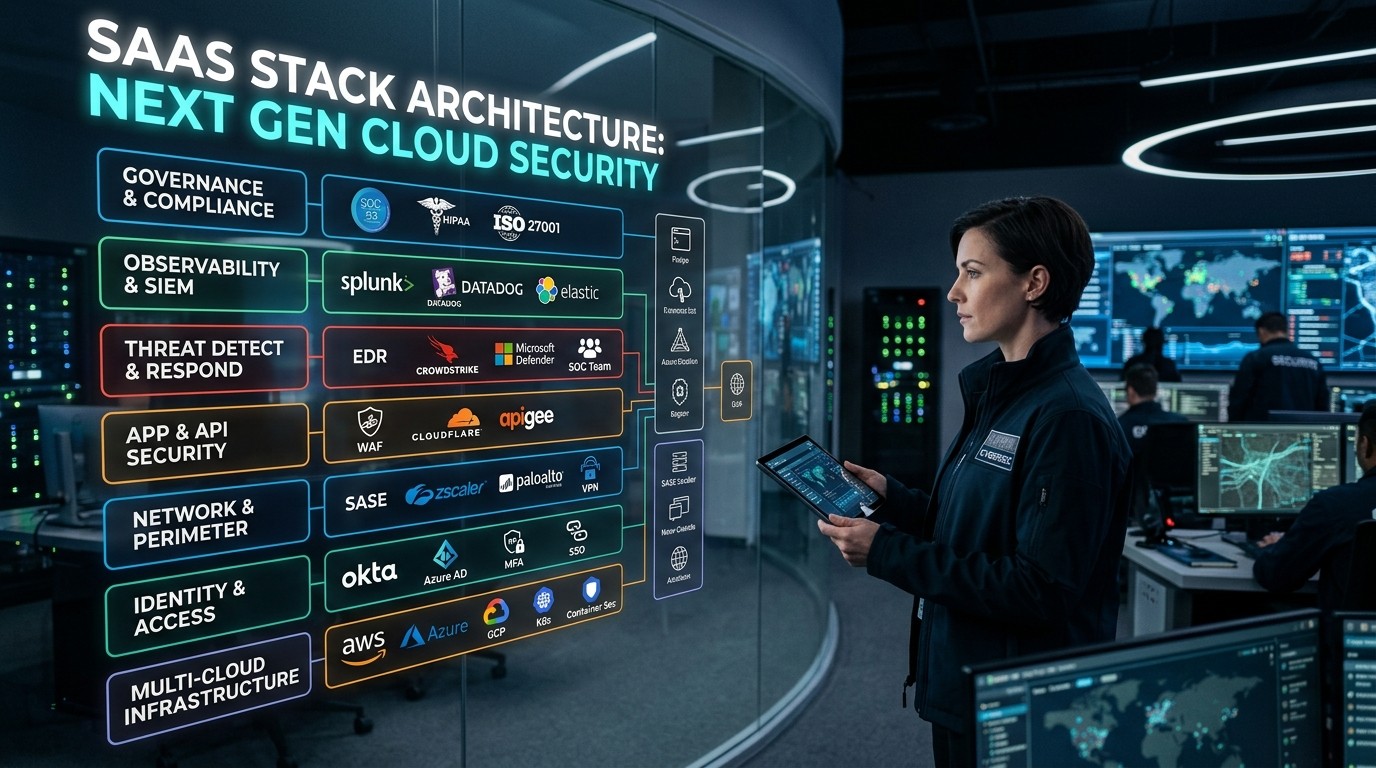 SaaS Stack Architecture Next Gen Cloud Security